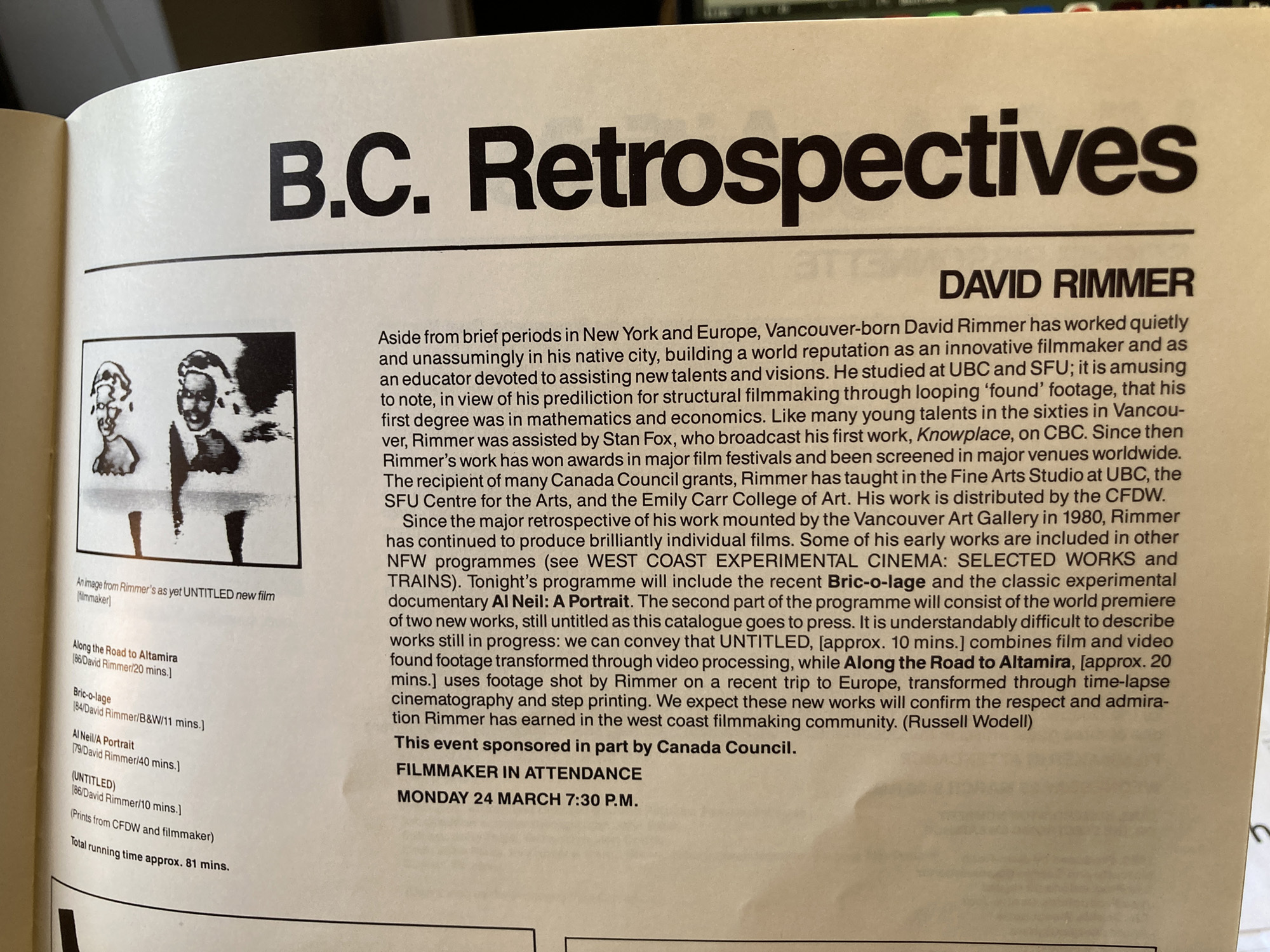 BC Retrospectives