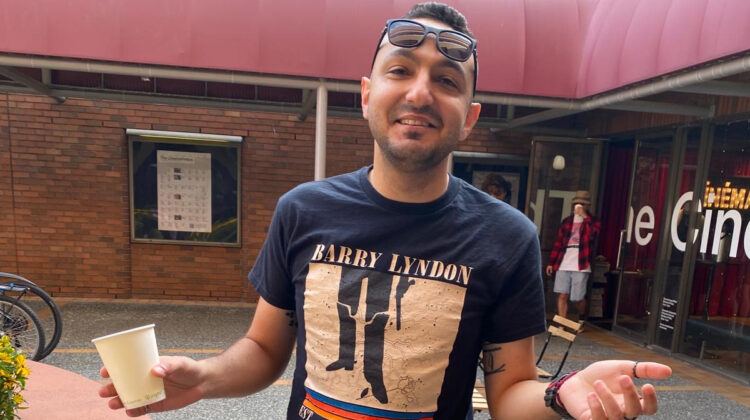 Volunteer Saher Ghanem