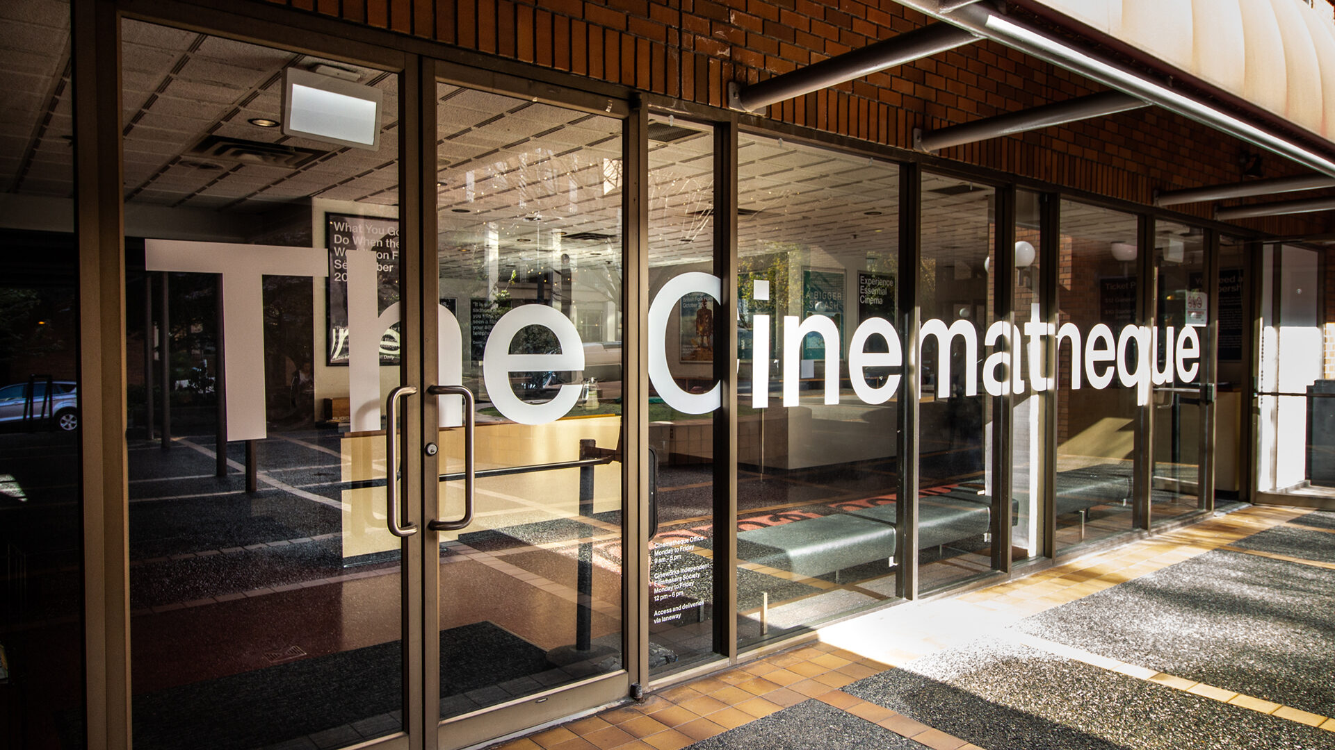 The Cinematheque frontwindow
