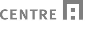 Centre A logo side grey